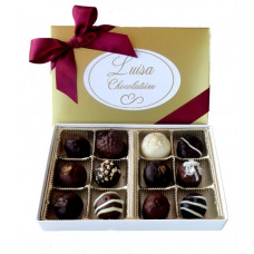 *Assorted Chocolate Truffles/ hand dipped (Gift of 12)